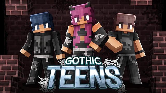 Thumbnail of the Minecraft Bedrock Marketplace product Gothic Teens created by The Craft Stars.