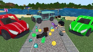 Screenshot of the Minecraft Bedrock Marketplace product Hacker vs Robber created by The Craft Stars.