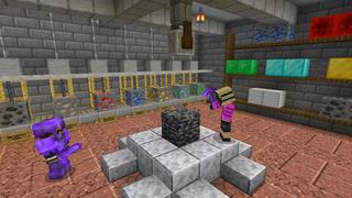 Screenshot of the Minecraft Bedrock Marketplace product Hacker vs Server Admin created by The Craft Stars.