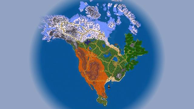 Screenshot of the Minecraft Bedrock Marketplace product Hardcore Survival - N. America created by The Craft Stars.