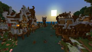 Screenshot of the Minecraft Bedrock Marketplace product Haunted River created by The Craft Stars.