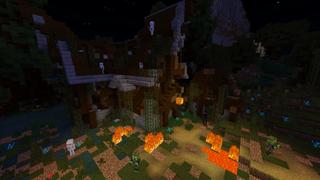 Screenshot of the Minecraft Bedrock Marketplace product Haunted River created by The Craft Stars.