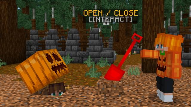 Screenshot of the Minecraft Bedrock Marketplace product Haunted Secret Base created by The Craft Stars.