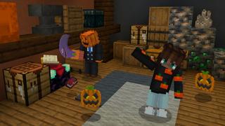 Screenshot of the Minecraft Bedrock Marketplace product Haunted Secret Base created by The Craft Stars.