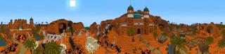 Panorama of the Minecraft Bedrock Marketplace product Haunted Temple created by The Craft Stars.