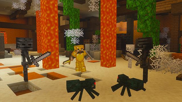 Screenshot of the Minecraft Bedrock Marketplace product Haunted Temple created by The Craft Stars.