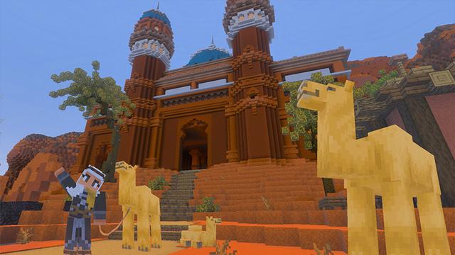 Screenshot of the Minecraft Bedrock Marketplace product Haunted Temple created by The Craft Stars.