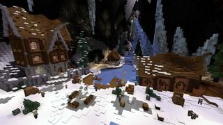Screenshot of the Minecraft Bedrock Marketplace product Haunted Winter Castle created by The Craft Stars.