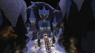 Screenshot of the Minecraft Bedrock Marketplace product Haunted Winter Castle created by The Craft Stars.