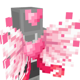 Thumbnail of the Minecraft Bedrock Marketplace product Heart Bow Wings created by The Craft Stars.