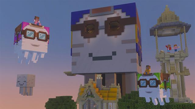 Screenshot of the Minecraft Bedrock Marketplace product How To Live In a Happy Ghast? created by The Craft Stars.