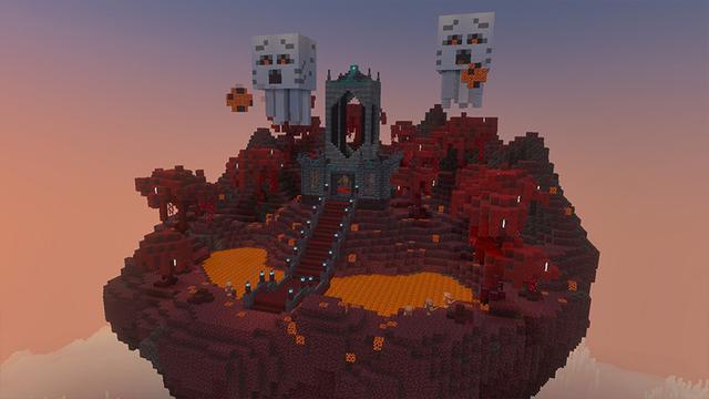 Screenshot of the Minecraft Bedrock Marketplace product How To Live In a Happy Ghast? created by The Craft Stars.