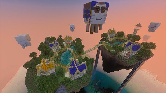 Screenshot of the Minecraft Bedrock Marketplace product How To Live In a Happy Ghast? created by The Craft Stars.