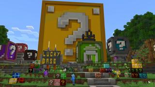 Screenshot of the Minecraft Bedrock Marketplace product How to Live in a Lucky Block? created by The Craft Stars.