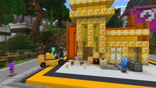 Screenshot of the Minecraft Bedrock Marketplace product How to Live in a Lucky Block? created by The Craft Stars.