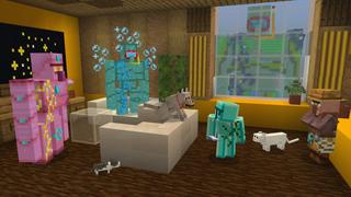 Screenshot of the Minecraft Bedrock Marketplace product How to Live in an Iron Golem? created by The Craft Stars.