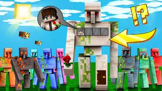 Thumbnail of the Minecraft Bedrock Marketplace product How to Live in an Iron Golem? created by The Craft Stars.
