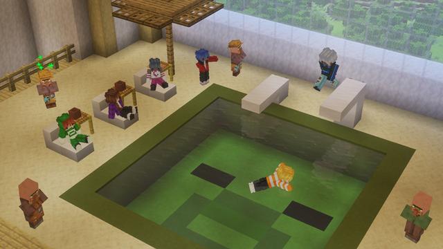 Screenshot of the Minecraft Bedrock Marketplace product How To Live In Chicken Jockey? created by The Craft Stars.