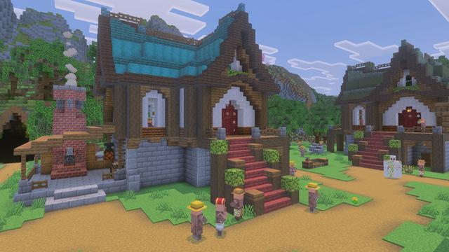 Screenshot of the Minecraft Bedrock Marketplace product How To Live In Chicken Jockey? created by The Craft Stars.