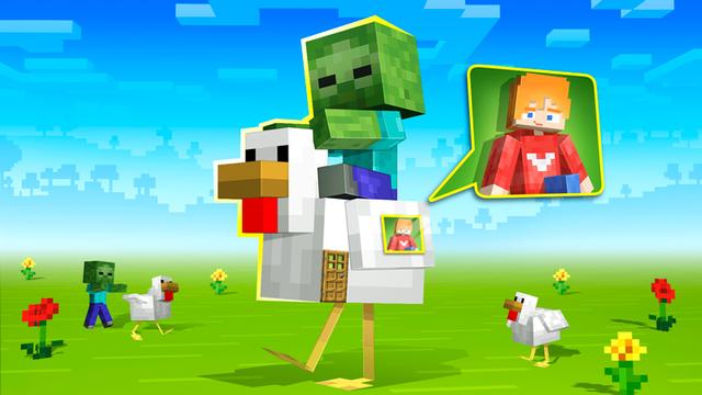 Thumbnail of the Minecraft Bedrock Marketplace product Como é que vives no Chicken Jockey? created by The Craft Stars.