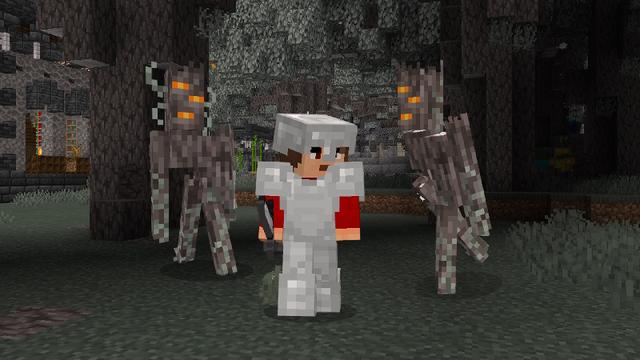 Screenshot of the Minecraft Bedrock Marketplace product How to Live inside a Creaking? created by The Craft Stars.