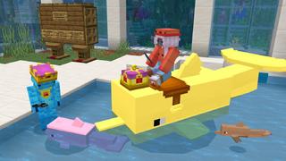 Screenshot of the Minecraft Bedrock Marketplace product How to Live Inside a Dolphin? created by The Craft Stars.