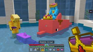 Screenshot of the Minecraft Bedrock Marketplace product How to Live Inside a Dolphin? created by The Craft Stars.