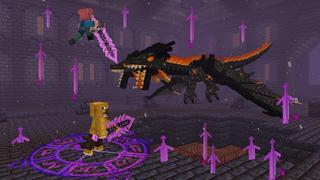 Screenshot of the Minecraft Bedrock Marketplace product How to live inside a Dragon? created by The Craft Stars.