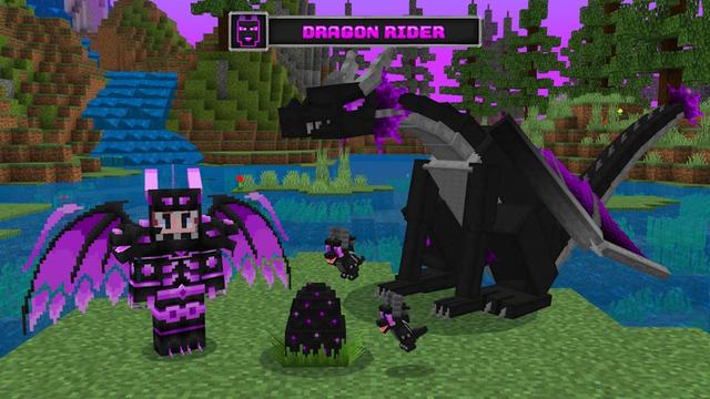 Screenshot of the Minecraft Bedrock Marketplace product How to live inside a Dragon? created by The Craft Stars.