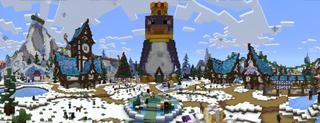 Panorama of the Minecraft Bedrock Marketplace product How to Live inside a Penguin? created by The Craft Stars.