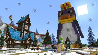 Screenshot of the Minecraft Bedrock Marketplace product How to Live inside a Penguin? created by The Craft Stars.