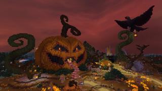 Screenshot of the Minecraft Bedrock Marketplace product How to Live Inside a Pumpkin? created by The Craft Stars.