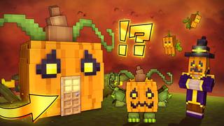 Thumbnail of the Minecraft Bedrock Marketplace product How to Live Inside a Pumpkin? created by The Craft Stars.