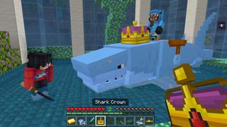 Screenshot of the Minecraft Bedrock Marketplace product How to Live Inside a Shark? created by The Craft Stars.