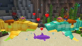 Screenshot of the Minecraft Bedrock Marketplace product How to Live Inside a Shark? created by The Craft Stars.