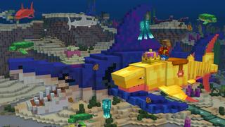 Screenshot of the Minecraft Bedrock Marketplace product How to Live Inside a Shark? created by The Craft Stars.