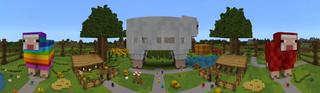 Panorama of the Minecraft Bedrock Marketplace product How to Live inside a Sheep? created by The Craft Stars.