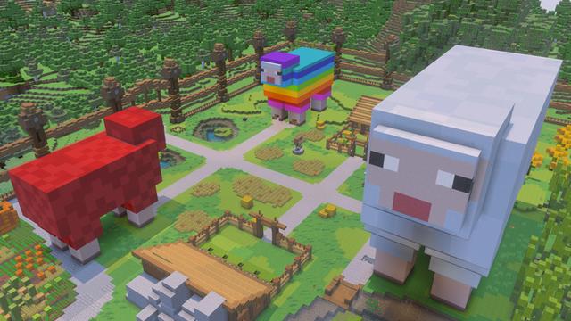 Screenshot of the Minecraft Bedrock Marketplace product How to Live inside a Sheep? created by The Craft Stars.