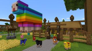 Screenshot of the Minecraft Bedrock Marketplace product How to Live inside a Sheep? created by The Craft Stars.