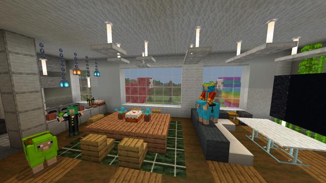 Screenshot of the Minecraft Bedrock Marketplace product How to Live inside a Sheep? created by The Craft Stars.
