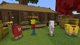 Screenshot of the Minecraft Bedrock Marketplace product How to Live inside a Sheep? created by The Craft Stars.