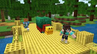 Screenshot of the Minecraft Bedrock Marketplace product How to Live Inside a Sniffer? created by The Craft Stars.