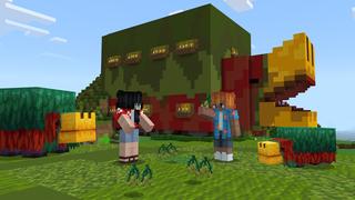 Screenshot of the Minecraft Bedrock Marketplace product How to Live Inside a Sniffer? created by The Craft Stars.