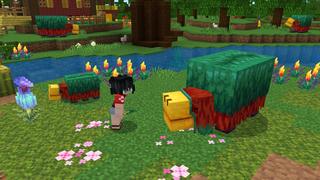 Screenshot of the Minecraft Bedrock Marketplace product How to Live Inside a Sniffer? created by The Craft Stars.