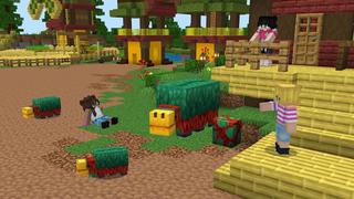 Screenshot of the Minecraft Bedrock Marketplace product How to Live Inside a Sniffer? created by The Craft Stars.