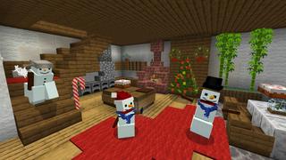 Screenshot of the Minecraft Bedrock Marketplace product How to live inside a Snowman? created by The Craft Stars.