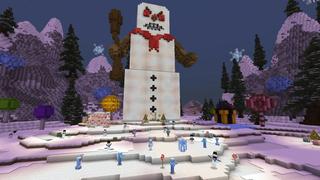 Screenshot of the Minecraft Bedrock Marketplace product How to live inside a Snowman? created by The Craft Stars.