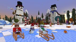 Screenshot of the Minecraft Bedrock Marketplace product How to live inside a Snowman? created by The Craft Stars.