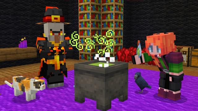 Screenshot of the Minecraft Bedrock Marketplace product How to Live inside a Witch? created by The Craft Stars.
