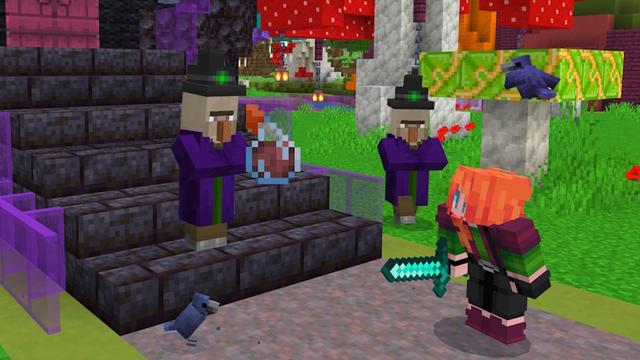 Screenshot of the Minecraft Bedrock Marketplace product How to Live inside a Witch? created by The Craft Stars.